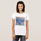 T-shirt Impression, lever de soleil, Claude Monet (Devant entier)
