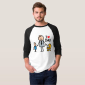 T-shirt Impression Love Daddy (Devant entier)