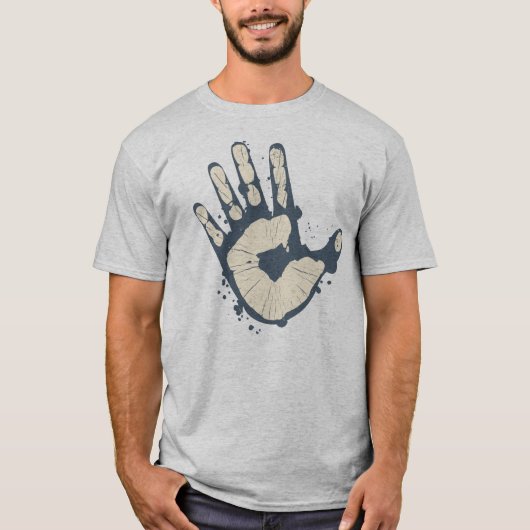 T-shirt Impression manuelle (Devant)