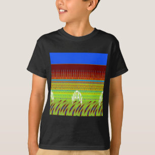 T-shirt Impression Motif géométrique coloré