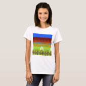T-shirt Impression Motif géométrique coloré (Devant entier)