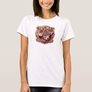 T-shirt Impression Or Vin D'or Rafraichit Tout