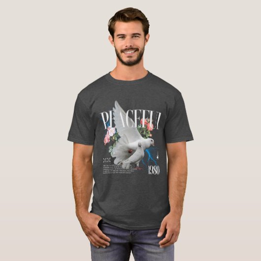 T-shirt Impression pacifique (Devant entier)