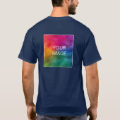 T-shirt Impression recto verso Ajouter Logo Image Mens Mod (Dos)