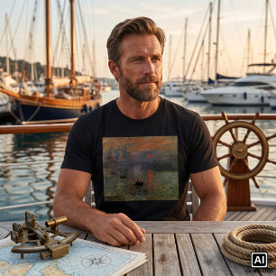 T-shirt Impression Sunrise de Claude Monet, Art Vintage