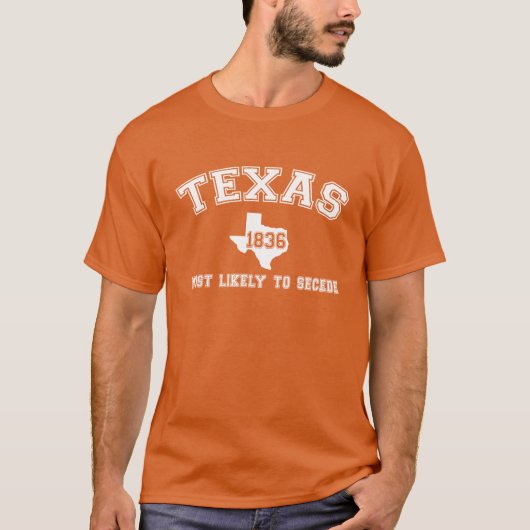 T-shirt Impression Texas College (Devant)