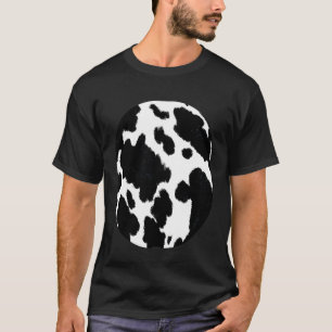 T-shirt Impression Vache Sacrée Drôle de Ventre Halloween