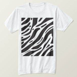 T-shirt Impression zèbre