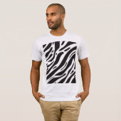 T-shirt Impression zèbre (Devant entier)