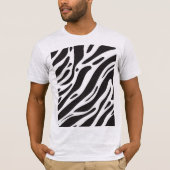 T-shirt Impression zèbre (Devant)