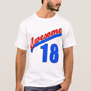 T-shirt Impressionnant à 18 années de 18ème anniversair