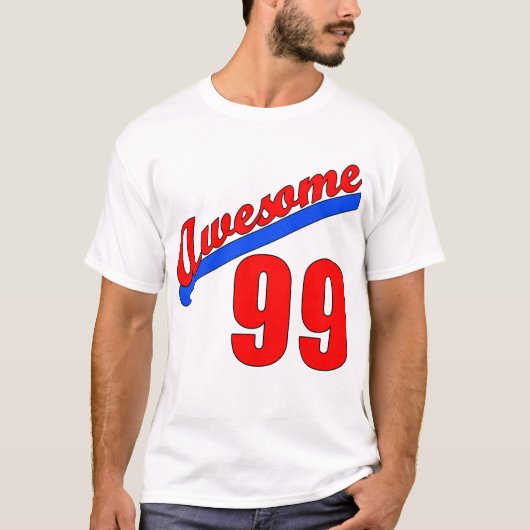 T-shirt Impressionnant à 99 années ou jeunes (Devant)
