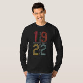 T-shirt Impressionnant depuis 1922 101e anniversaire 101 a (Devant entier)
