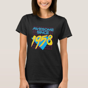 T-shirt Impressionnant depuis 1958 Cool 64 Ans Graphique