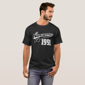 T-shirt Impressionnant depuis 1991 (Devant entier)