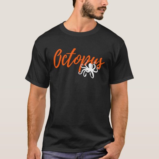 T-shirt Impressionnant graphique Octopus (Devant)