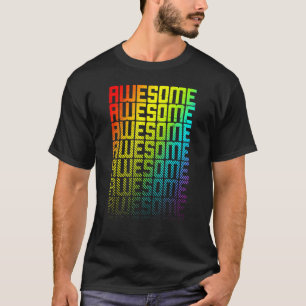 T-shirt Impressionnant Lgbtq+ Rainbow Gay pride Texte Fade