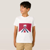 T-shirt Impressionnant tableau abstrait d'E.T. (Devant entier)