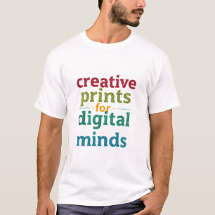 T-shirt Impressions Créatives Pour Esprits Numériques Typo