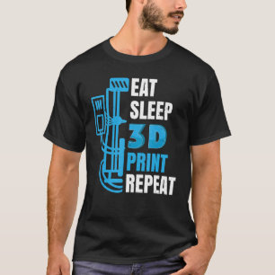 T-shirt Imprimante 3d Constructeurs de modèles d'impressio