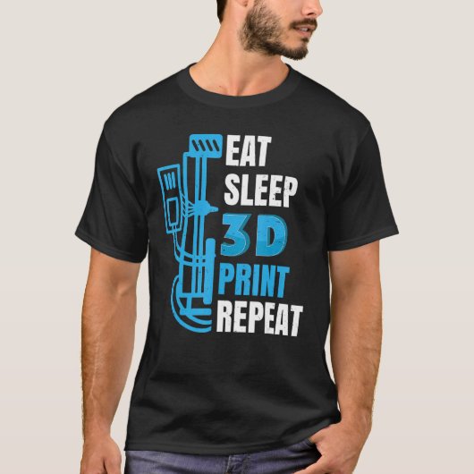 T-shirt Imprimante 3d Constructeurs de modèles d'impressio (Devant)