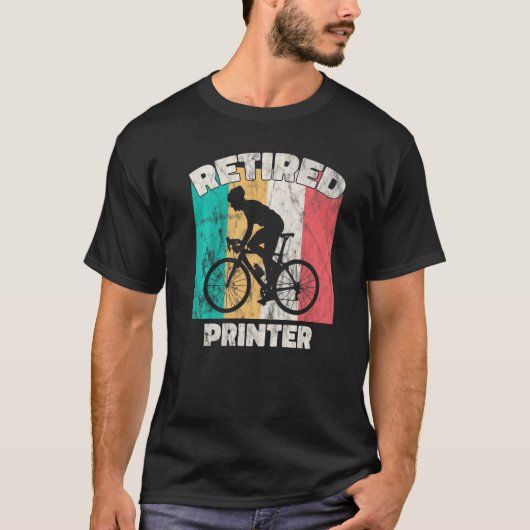 T-shirt Imprimante retraitée (Devant)
