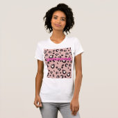 T-shirt imprimé animal rose (Devant entier)