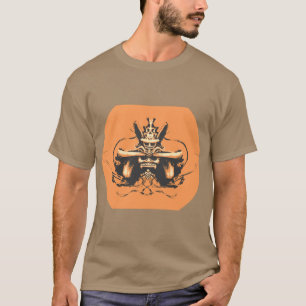 T-Shirt imprimé avec un esprit de samouraï audacie