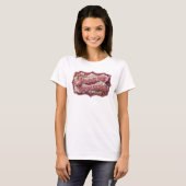 T-shirt Imprimé CHAMPAGNE FIRST Rouge Frapant (Devant entier)