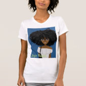 T-shirt imprime conscience noire (Devant)