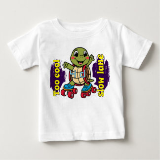 T-shirt imprimé de la Tortue mignonne pour bébé