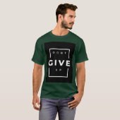 T-shirt imprimé Don't Give Up (Devant entier)