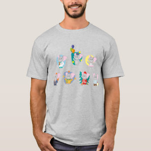 T-shirt imprimé éléphant
