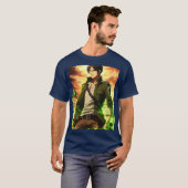 t-shirt imprimé eren yagers (Devant entier)