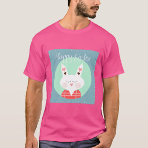 T-Shirt imprimé « Happy » brillant – Partagez la p