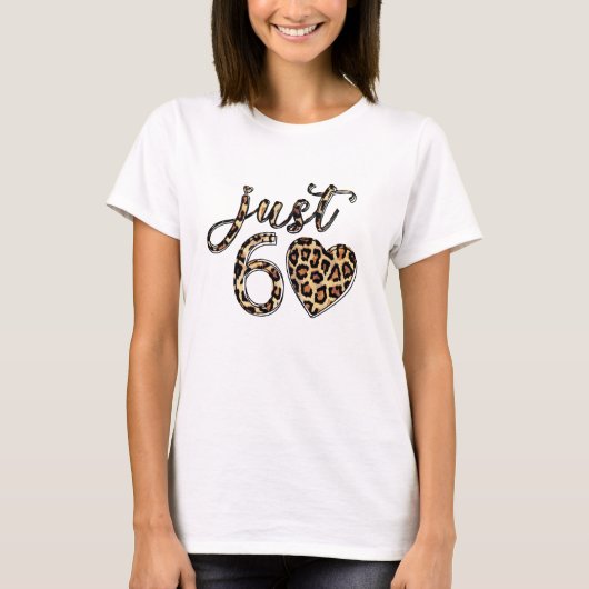 T-shirt Imprimé Léopard 60e Anniversaire (Devant)