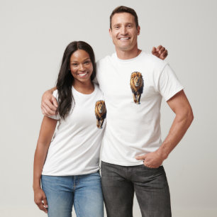 T-shirt imprimé lion