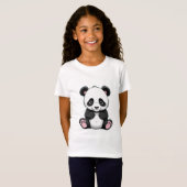 T-shirt imprimé Panda (Devant entier)