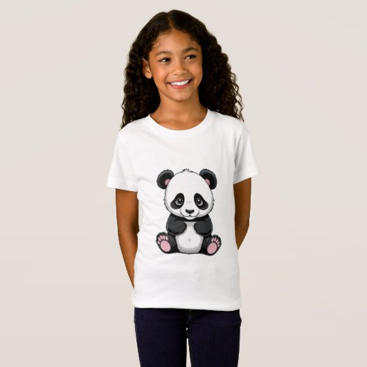T-shirt imprimé Panda (Devant entier)