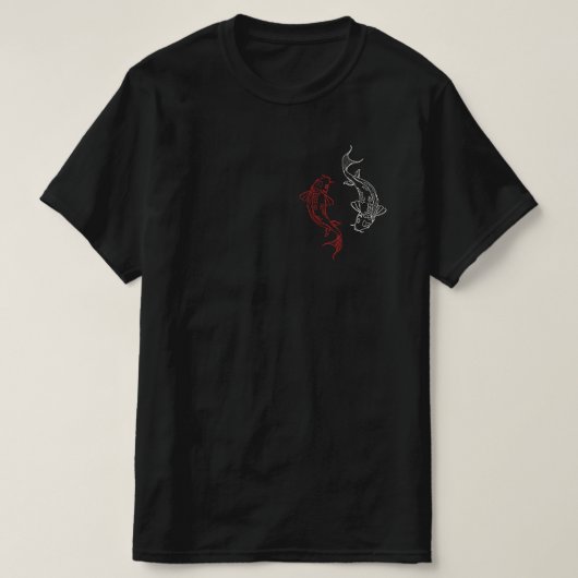 T-shirt imprimé yin et yang (Design devant)