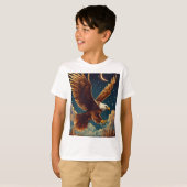 T-shirt Imprimer Aigle Majestic (Devant entier)
