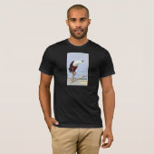 T-shirt Imprimer Antique Aigle Poisson Africain (Devant entier)