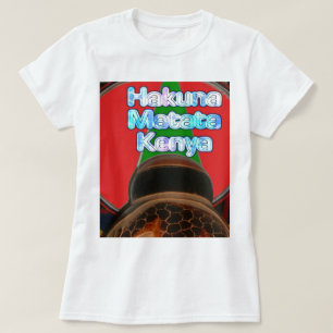 T-shirt Imprimer Hakuna Matata Kenya Art