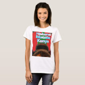 T-shirt Imprimer Hakuna Matata Kenya Art (Devant entier)