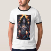 T-SHIRT IMPRIMER HINDU DIOD SHIVA (Devant)