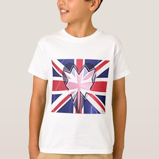 T-shirt Imprimer "I Love UK" (Devant)