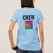 T-shirt Imprimer l'avant et l'arrière Personnel d'équipage (Dos)