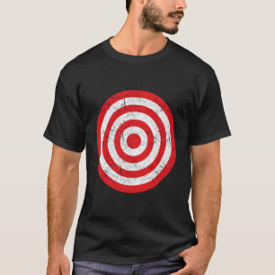 T-shirt Imprimer sur le dos Bullseye cible Bulls Prank Pra