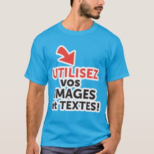 T-shirt Imprimez vos designs en ligne DIY en Français