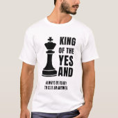 T-shirt IMPROV Échecs ROI DU OUI ET (Devant)